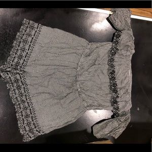 American Eagle strapless romper